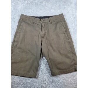Volcom Frickin Modern Stretch Chino Shorts Mens Dark Khaki Brown